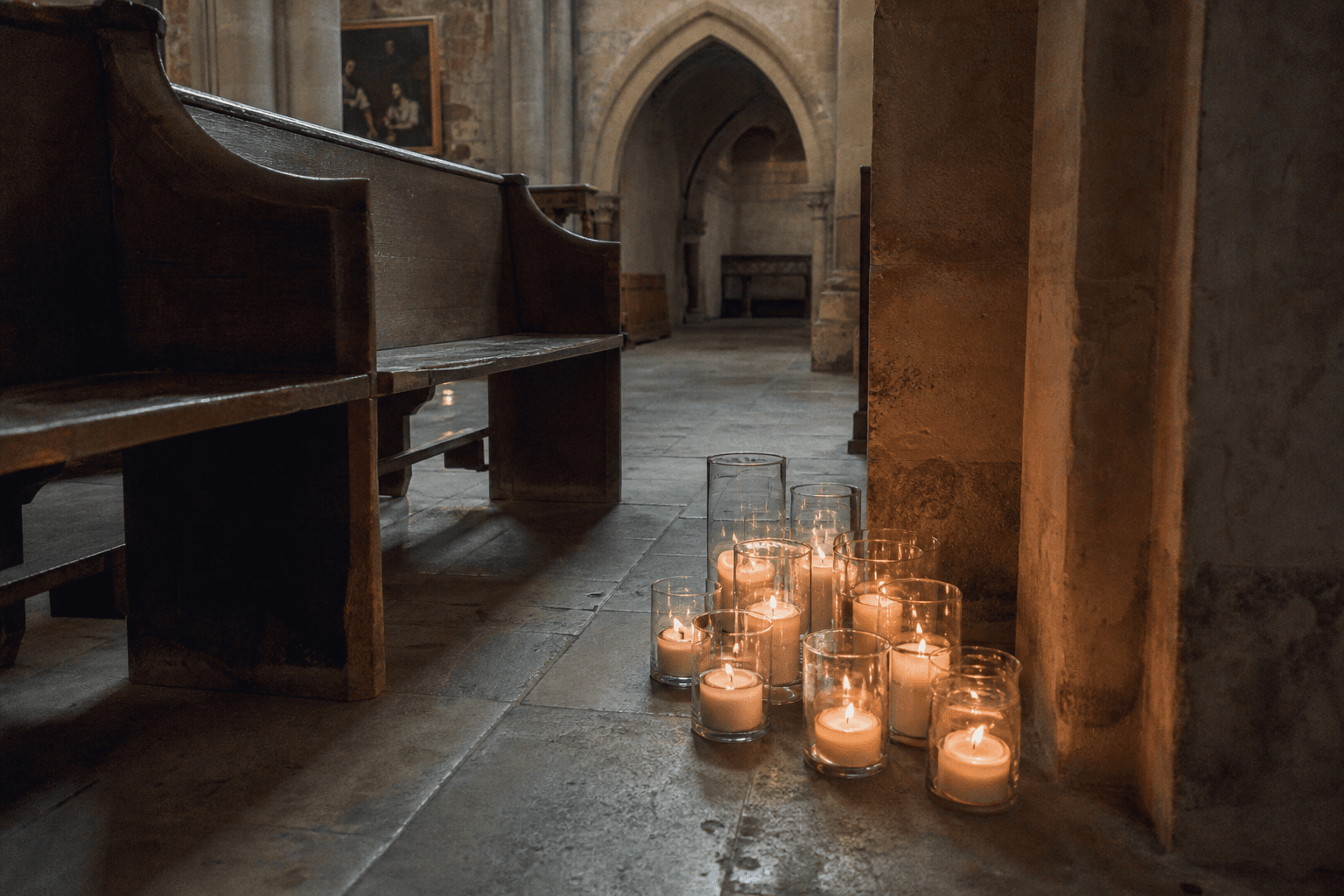 Kilise içi mumlar — Çorum medyumları